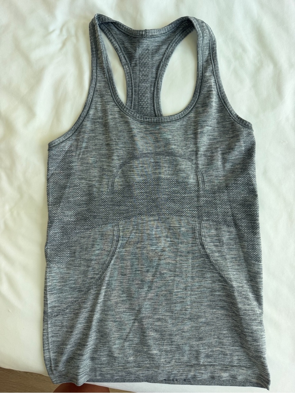 lululemon Swiftly Gray Racerback Tank Top